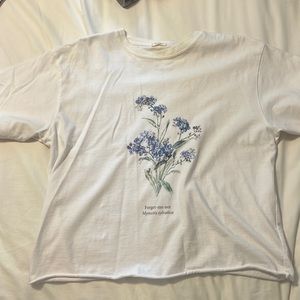 John Galt brandy Melville cute flower t shirt!